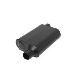 Flowmaster Stainless Steel 40 Series 409 2.25 Inch Muffler 8042443 Muffler, Series, 2 1/4 in. Inlet/2 1/4 in. Outlet, Steel, Black, Each thumbnail 1