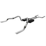 Flowmaster Stainless Steel American Thunder Exhaust Systems for 1969 CAMARO, FIREBIRD - 817139 System, Thunder, Header-back, Stainless, Two Mufflers, Split Rear Exit, Chevy, Pontiac, Kit thumbnail 2