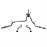 Flowmaster Stainless Steel American Thunder Exhaust Systems 817428 System, Thunder, Cat-Back, Steel, Polished Tip, 3-Door, Chevy, GMC, Kit thumbnail 3