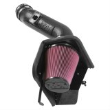 Flowmaster Delta Force Cold Air Intake Kits 615123 Intake, Air, Red Filter, Black Polyethylene Tube, Ford, 6.0L Diesel, Kit thumbnail 1