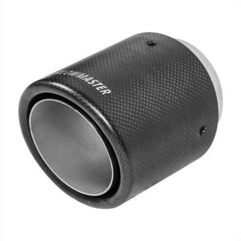Flowmaster Round, Carbon fiber 3 Inch Exhaust Tip 15401 Tip, Fiber, 3.00 in. Inlet, 4.00 in. Outlet, 5.25 in. Length, Slant, Each thumbnail 3