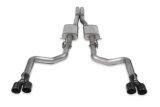 Flowmaster FlowFX Exhaust Systems 717904 System, Cat-back, FlowFX, 409 Stainless Steel, Four 3.50 in. Black Ceramic Coated Tips, Quad Exit, Dodge, 5.7L, Kit thumbnail 9