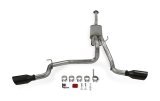 Flowmaster FlowFX Exhaust Systems 717876 System, FlowFX, Cat-Back, 409 Stainless Steel, Single-In/Dual-Out, Dual 4.5 in. Black Stainless Tips, Toyota, Tacoma, 4.0L, Kit thumbnail 1