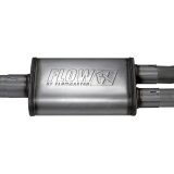 Flowmaster FlowFX Exhaust Systems 718116 System, Cat-back, FlowFX, 409 Stainless Steel, 4.00 in. Black Ceramic Coated Tips, Passenger Side Exit, Ford, Kit thumbnail 5