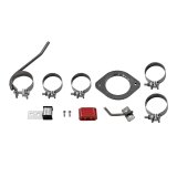 Flowmaster FlowFX Exhaust Systems 718116 System, Cat-back, FlowFX, 409 Stainless Steel, 4.00 in. Black Ceramic Coated Tips, Passenger Side Exit, Ford, Kit thumbnail 6