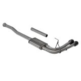 Flowmaster FlowFX Exhaust Systems 718116 System, Cat-back, FlowFX, 409 Stainless Steel, 4.00 in. Black Ceramic Coated Tips, Passenger Side Exit, Ford, Kit thumbnail 8