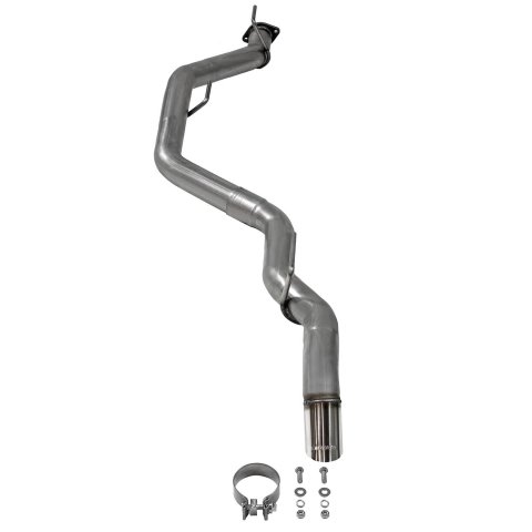 Flowmaster Stainless Steel American Thunder Exhaust Systems 818131 System, Thunder, No Muffler, Cat-back, Single, Steel, Natural, Side Exit, Jeep, Kit thumbnail 2