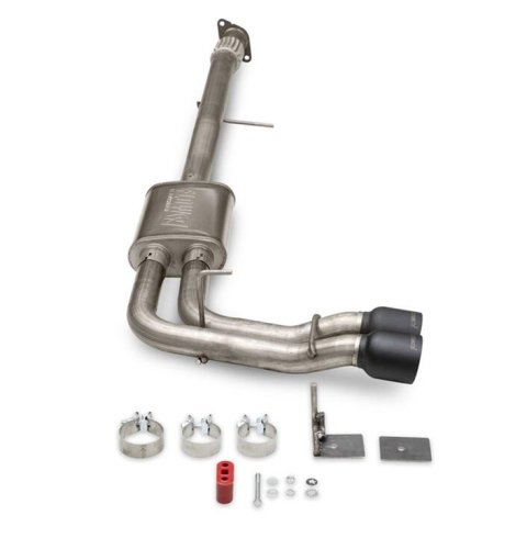 Flowmaster FlowFX Exhaust Systems for 2023-2026 CANYON, COLORADO - 718165 System, Cat-back, FlowFX, 409 Stainless Steel, 4 in. Black Ceramic Coated Tips, Passenger Side Exit, Chevy, GMC, Kit thumbnail 2