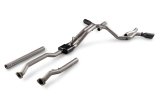 Flowmaster Outlaw Series Exhaust Systems 818191 System, Cat-back, Series, 3.00 in., 409 Stainless Steel, Natural, 4.50 in. Black Tip, Split Side, Split Rear, Chevy, GMC, Kit thumbnail 2