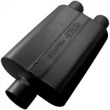 Flowmaster 40 Series Delta Flow Steel 3 Inch Muffler 9430402 Muffler, Series, in. Inlet/Dual 2 1/2 in. Outlet, Steel, Black, Each thumbnail 5