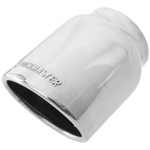 Flowmaster Round, Polished 3 Inch Exhaust Tip 15371 Tip, Stainless Steel, Weld-On, in. Inlet, 4 in. Outlet, 5.25 in. Length, Slant-Cut, Rolled Edge thumbnail 3