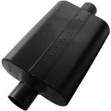 Flowmaster Super 44 Series Steel 2.5 Inch Muffler 942545 Muffler, Series, 2 1/2 in. Inlet/2 1/2 in. Outlet, Steel, Black, Each thumbnail 4