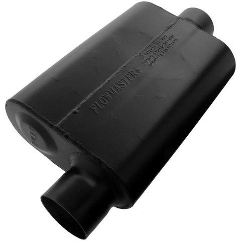 Flowmaster Super 44 Series Steel 3 Inch Muffler 943046 Muffler, Series, in. Inlet/3 in. Outlet, Steel, Black, Each thumbnail 6