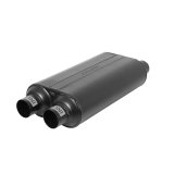 Flowmaster 50 Series Heavy-Duty 409 Stainless Steel 2.5 Inch Muffler 8525554 Muffler; Heavy Duty Muffler; in. Dual Inlet/2.5 in. Dual Outlet; Case Dimensions 5 in. x 10 in. thumbnail 2