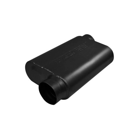 Flowmaster Delta Force 40 Series Race 409 Stainless Steel 3.5 Inch Muffler 8435439 Muffler, Series, Rectangular, Chambered, Stainless, Black in. Offset Inlet/Outlet, Each thumbnail 5