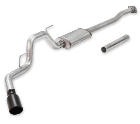 Flowmaster FlowFX Exhaust Systems 717887 System, FlowFX, Cat-back, Stainless Steel, Natural, Black Ceramic Coated Tip, Ford, 2.7L/3.5L/5.0L, Kit thumbnail 1