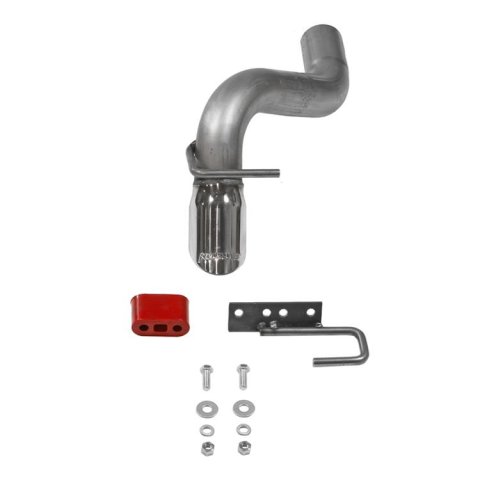 Flowmaster Outlaw High Clearance Muffler Delete Systems 818125 Eliminator Pipe, Series, 2.50 in. Pipe, 409 Stainless Steel, Natural, 3.00 in. Polished 304 Stainless Tip, Hangers Included, Ford, Each thumbnail 5