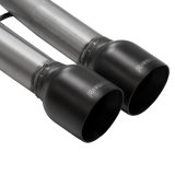 Flowmaster FlowFX Exhaust Systems 717993 System, FlowFX, Cat-back, Stainless Steel, Natural, Dual Side Exit, Black Ceramic Coated Tip, Dodge, RAM, Kit thumbnail 1