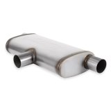 Flowmaster FlowFX 409 Stainless Steel 2.5 Inch Muffler 72206 Muffler, Series, Oval, in. Inlet, Dual in. Outlet, Steel, Natural Finish, Each thumbnail 6