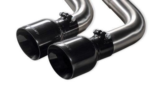 Flowmaster Signature Series Exhaust Systems 738173 System, Cat-back, Series, 304 Stainless Steel, Brushed, 4.00 in. Black Chrome Tip, Driver Side Exit, Toyota, Kit