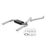 Flowmaster American Thunder Exhaust Systems 17233 Exhaust, Thunder, Cat-Back, Steel, Aluminized, Polished Stainless Tips, 5.0, 5.7L, Kit thumbnail 1