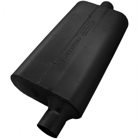Flowmaster 50 Series Delta Flow Steel 2.25 Inch Muffler 942451 Muffler, Series, 2 1/4 in. Inlet/2 1/4 in. Outlet, Steel, Black, Each thumbnail 1