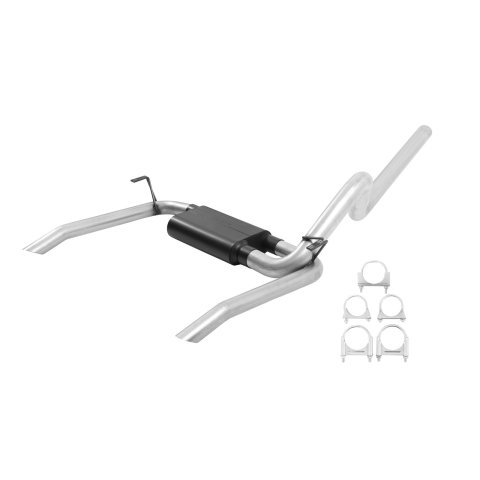 Flowmaster American Thunder Exhaust Systems 17133 System, Thunder, 80 Series Muffler, Cat-Back, Steel, Aluminized, Kit