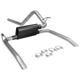 Flowmaster American Thunder Exhaust Systems 17133 System, Thunder, 80 Series Muffler, Cat-Back, Steel, Aluminized, Kit thumbnail 4