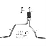 Flowmaster American Thunder Exhaust Systems 17368 Exhaust, Thunder, Cat-Back, Steel, Aluminized, Polished Tips, Chevy, GMC, 4.8, 5.3L, Kit thumbnail 2