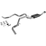 Flowmaster American Thunder Exhaust Systems 17368 Exhaust, Thunder, Cat-Back, Steel, Aluminized, Polished Tips, Chevy, GMC, 4.8, 5.3L, Kit thumbnail 3