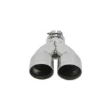 Flowmaster Round, Polished 2.50 Inch Exhaust Tip 15307 Tip, Dual, Clamp-on, Stainless, Polished, 2.5 in. Inlet I.D., 10 in. Length, Each thumbnail 1