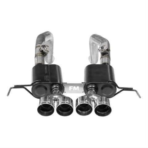 Flowmaster Outlaw Series Exhaust Systems 817754 Systems, Series, Rear Axle-back, Dual, Stainless Steel, Natural, Rear Exit, Polished Tips, Chevrolet, 6.2L, Kit
