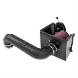 Flowmaster Delta Force Cold Air Intake Kits 615111 Intake, Air, Red Filter, Black Polyethylene Tube, Dodge, Ram, 5.7L, Kit thumbnail 4
