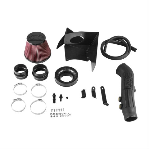 Flowmaster Delta Force Cold Air Intake Kits 615146 Intake, Air, Red Filter, Black Polyethylene Tube, Ford, 3.7L, Kit thumbnail 2