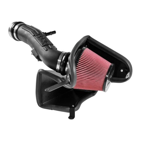 Flowmaster Delta Force Cold Air Intake Kits 615146 Intake, Air, Red Filter, Black Polyethylene Tube, Ford, 3.7L, Kit thumbnail 4