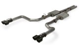 Flowmaster FlowFX Exhaust Systems 717920 System, FlowFX, Cat-back, Dual, Stainless Steel, Natural, Split Rear Exit, Black Ceramic Coated Tips, Dodge, 6.2L, 6.4L, Kit thumbnail 1