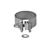 Flowmaster Stainless Steel American Thunder Exhaust Systems 817942 System, Thunder, Axle-Back, Muffler Delete, Steel, 2.50 in. With 3.00 in. Polished Tip, Single, Jeep JK, Kit thumbnail 4