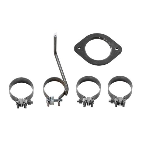 Flowmaster FlowFX Exhaust Systems 718115 System, Cat-back, FlowFX, 409 Stainless Steel, 4.50 in. Black Ceramic Coated Tip, Passenger Side Exit, Ford, Kit thumbnail 5