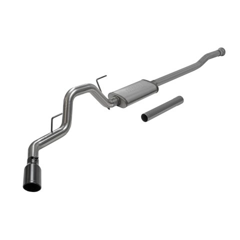 Flowmaster FlowFX Exhaust Systems 718115 System, Cat-back, FlowFX, 409 Stainless Steel, 4.50 in. Black Ceramic Coated Tip, Passenger Side Exit, Ford, Kit thumbnail 8
