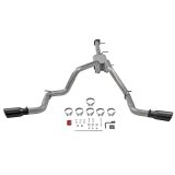 Flowmaster FlowFX Exhaust Systems 718111 System, FlowFX, Cat-back, Stainless Steel, Natural, Split Side Exit, Black Ceramic Coated Tip, Chevy, GMC, Kit thumbnail 4