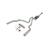Flowmaster Force II Cat-Back Exhaust Systems 818147 System, II, Cat-Back, Stainless Steel, Natural, Split Rear Exit, Polished Tips, Ford, Kit thumbnail 1