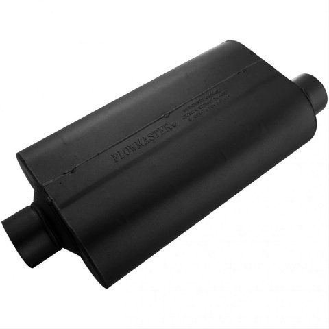 Flowmaster Super 50 Series Performance Steel 3 Inch Muffler 53057 Muffler, Series, in. Inlet/3 in. Outlet, Steel, Black, Aluminized, Each thumbnail 1