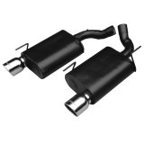 Flowmaster Force II Exhaust Systems 17410 Exhaust, II, Rear Section, Steel, Aluminized, Polished Stainless Tips, Ford, Kit thumbnail 1