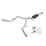 Flowmaster American Thunder Exhaust Systems for 2007-2008 TAHOE, YUKON - 17430 Exhaust, Thunder, CatBack, Steel, Aluminized, Polished Tips, Chevy, GMC, 4.8, 5.3L, Kit thumbnail 1