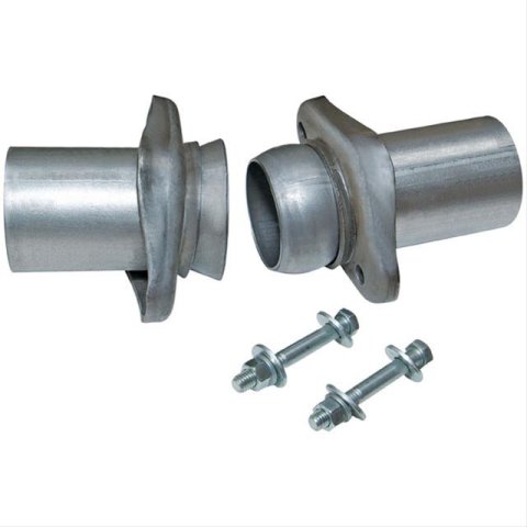 Flowmaster Ball Flange Kits 15938 Exhaust and Socket Flange, Steel, 2.50 in. I.D. Collector, 2.50 in. I.D. Pipe, Kit thumbnail 2