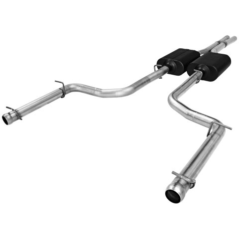 Flowmaster Stainless Steel American Thunder Exhaust Systems 817479 System, Thunder, Cat-Back, 409 Steel, Without Resonators, Dodge, Kit thumbnail 1
