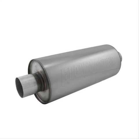 Flowmaster dBX 304 Stainless Steel 2 Inch Muffler 12014310 Muffler, DBX, Round, Stainless, Natural, 2.00 in. Center Inlet/Outlet, Ford, Mini, Porsche, Each thumbnail 4