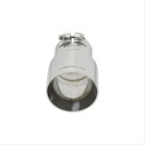 Flowmaster Round, Polished 3 Inch Exhaust Tip 15377 Tip, Single, Clamp-on, Stainless, Polished, in. Inlet I.D., 7 in. Length, Each thumbnail 3