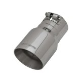 Flowmaster Round, Polished 3 Inch Exhaust Tip 15377 Tip, Single, Clamp-on, Stainless, Polished, in. Inlet I.D., 7 in. Length, Each thumbnail 5