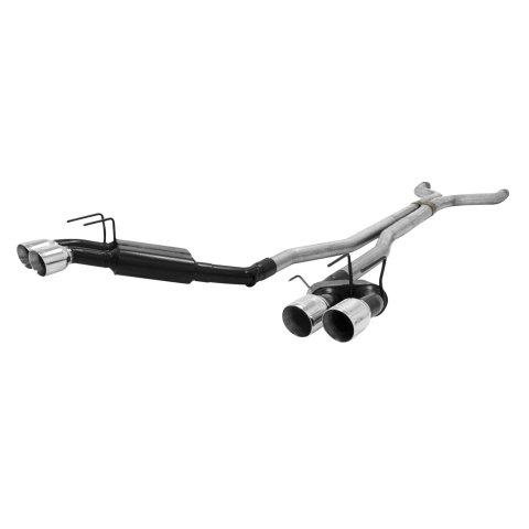 Flowmaster Stainless Steel American Thunder Exhaust Systems 817609 System, Thunder, Cat-back, Dual, Steel, Natural, Split Rear Exit, Chevy, 6.2L, Kit